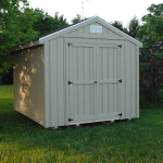 10x12 Gable7' sidewalls large door#1